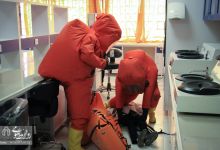 گزارش تصویری  | برگزاری مانور مقابله با حوادث شيميايي در آزمايشگاه ها دانشگاه صنعتی شاهرود 